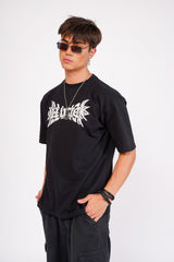 Illusion Puff Print Oversized Tee